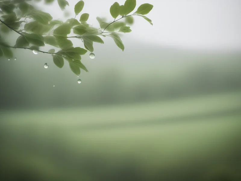 Humidit&eacute; au printemps en m&eacute;decine chinoise : ciel voil&eacute; et ressenti de lourdeur du corps
